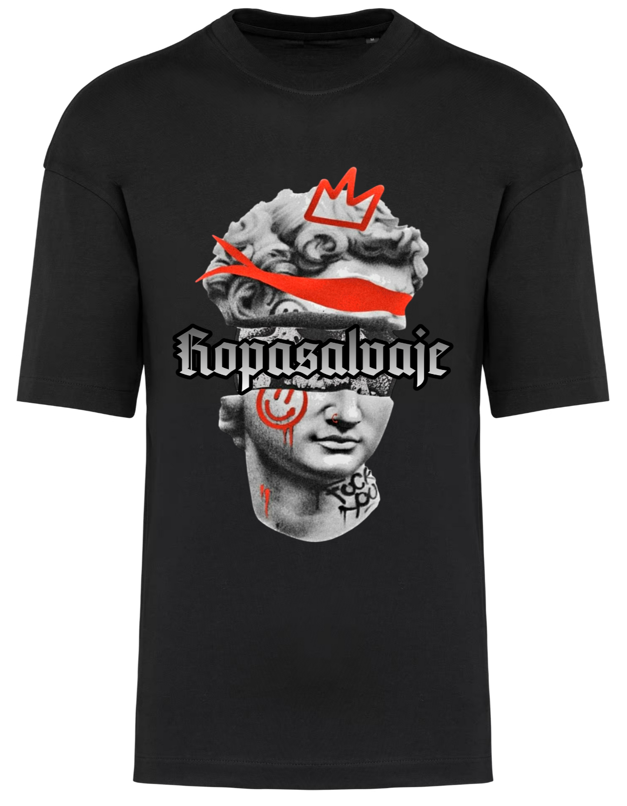 Camiseta oversize manga corta unisex