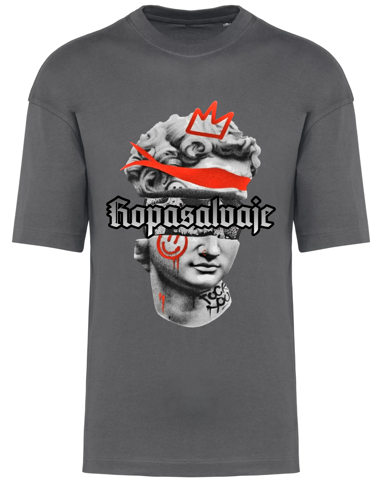 Camiseta oversize manga corta unisex