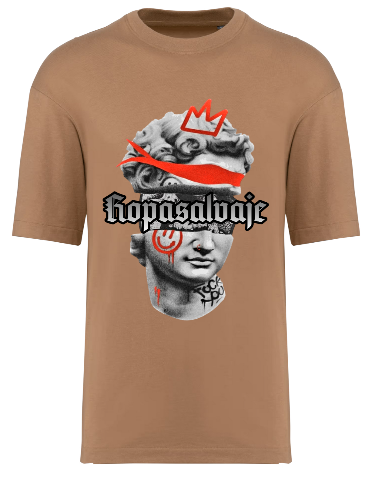 Camiseta oversize manga corta unisex