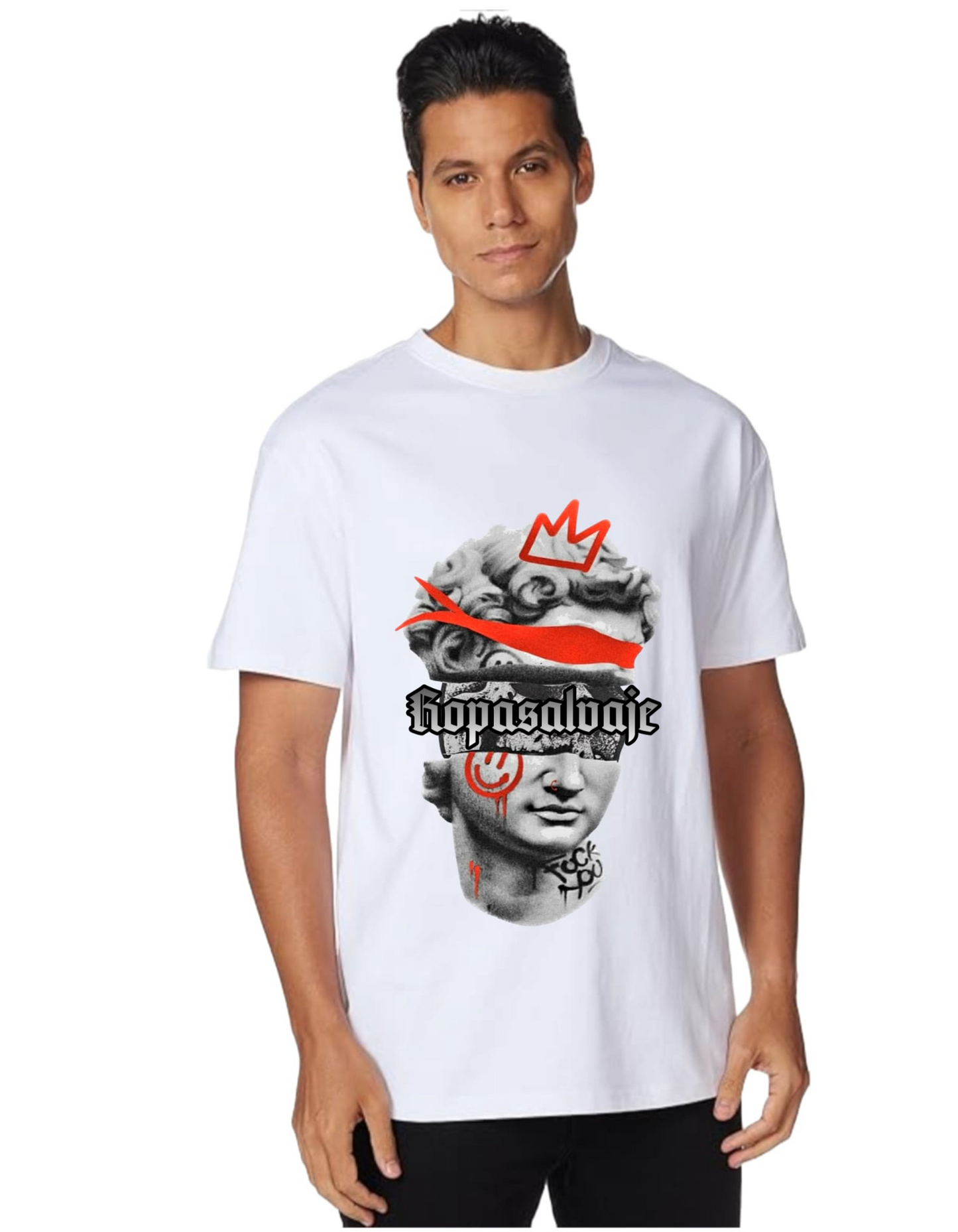 Camiseta oversize manga corta unisex