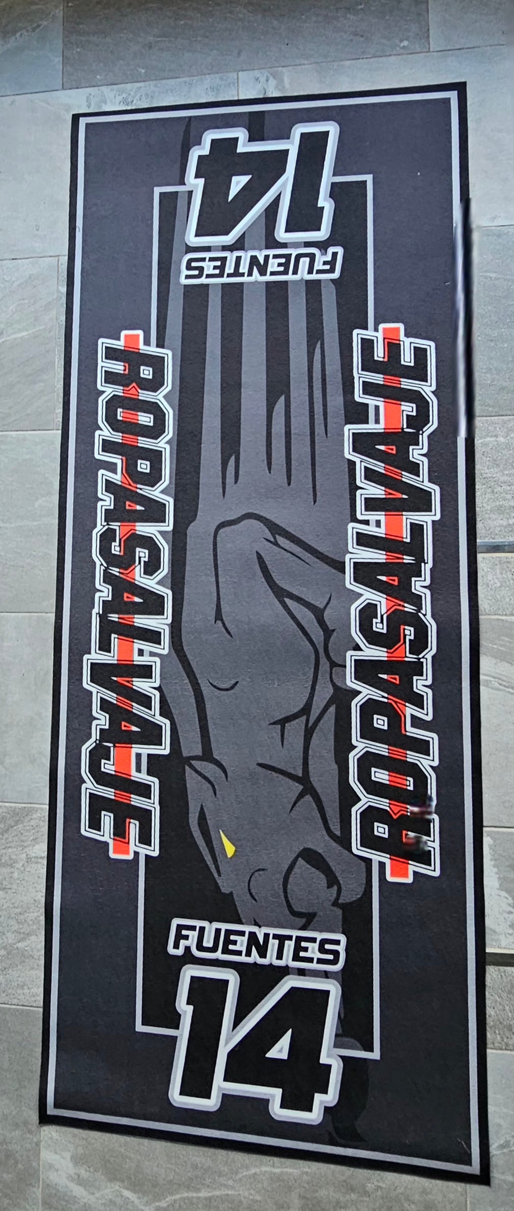 ZONA SALVAJE – Alfombrilla para Moto